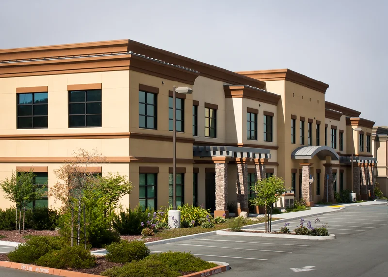 Professional commercial exterior painting services for office buildings. Professional commercial exterior painting services for office buildings.
